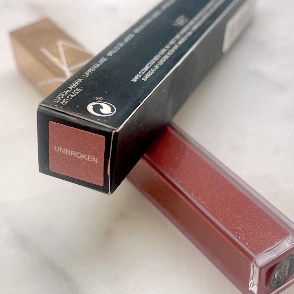 NARS 👄 Afterglow Lip Shine 👄 UNBROKEN 👄 NIB $34 MSRP Shimmery Mauve